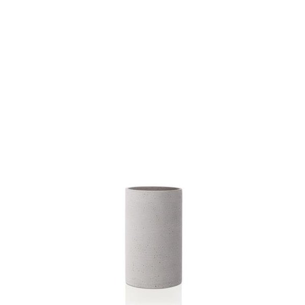 Blomus Blomus 65595 Polystone Vase; Light Gray - Small 65595